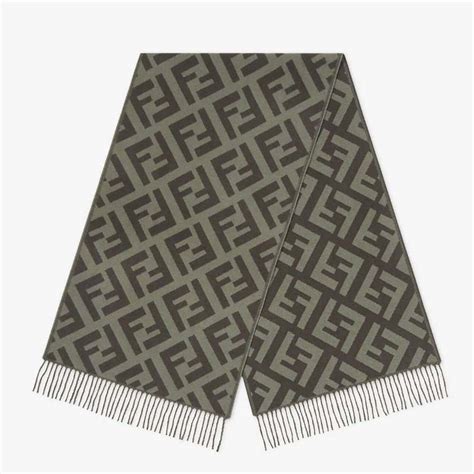 fendi green scarf|Fendi scarf women sale.